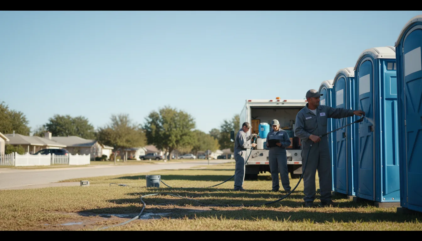 Long-Term Portable Toilet Rental in Coolidge, TX near me
